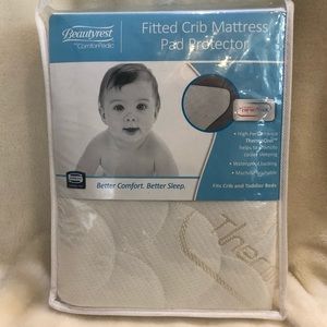 Simmons Beautyrest Fitted Crib Mattress Pad